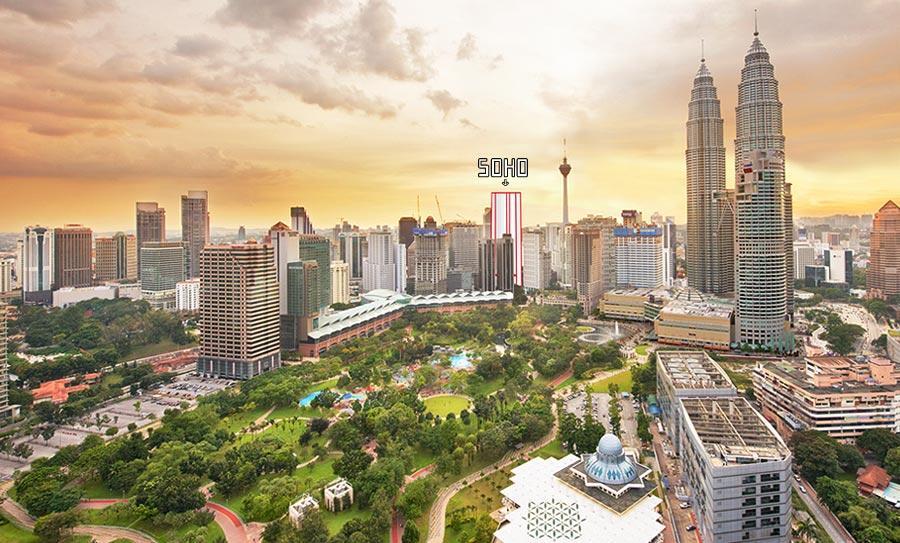 Soho Suites Klcc By Laberry Homestay Kuala Lumpur Luaran gambar